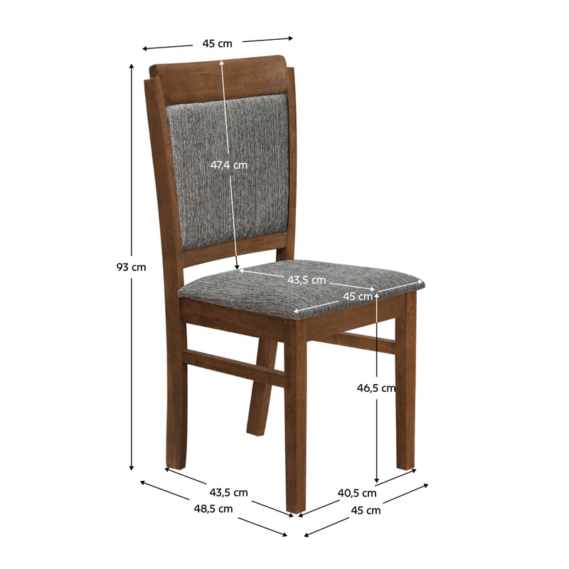 Casa si Gradina - Mobilier - Scaune si fotolii - Scaune - Scaun de sufragerie, nuc/maro, LUXA - Infinity.ro