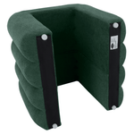 Casa si Gradina - Mobilier - Scaune si fotolii - Tabureti - Taburet de design, tesatura verde inchis, SUNDO - Infinity.ro
