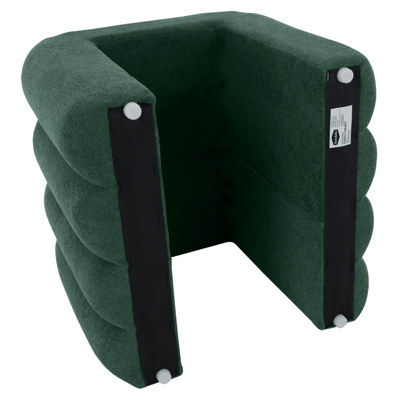 Casa si Gradina - Mobilier - Scaune si fotolii - Tabureti - Taburet de design, tesatura verde inchis, SUNDO - Infinity.ro