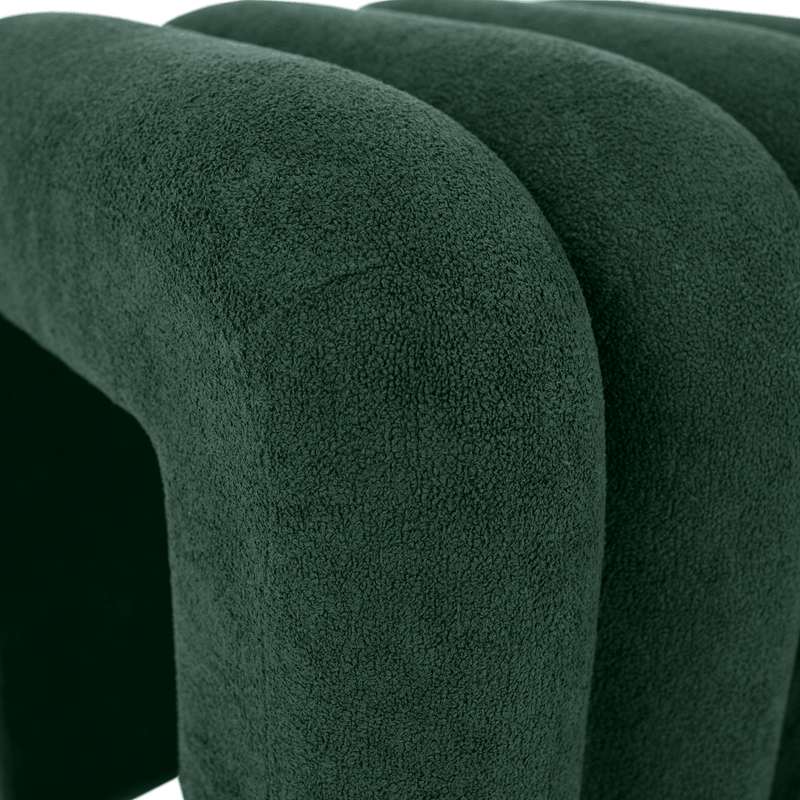 Casa si Gradina - Mobilier - Scaune si fotolii - Tabureti - Taburet de design, tesatura verde inchis, SUNDO - Infinity.ro