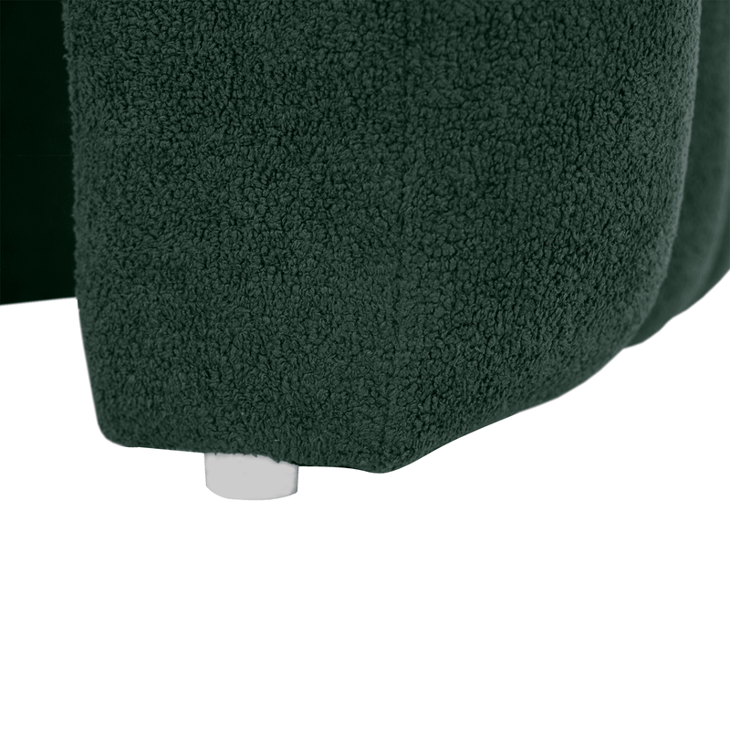Casa si Gradina - Mobilier - Scaune si fotolii - Tabureti - Taburet de design, tesatura verde inchis, SUNDO - Infinity.ro