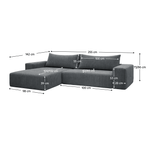 Casa si Gradina - Mobilier - Canapele si coltare - Coltare - Set canapea universala, gri, PREMA ROH UNI - Infinity.ro