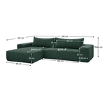 Casa si Gradina - Mobilier - Canapele si coltare - Coltare - Set de canapea universal, verde, PREMA ROH UNI - Infinity.ro