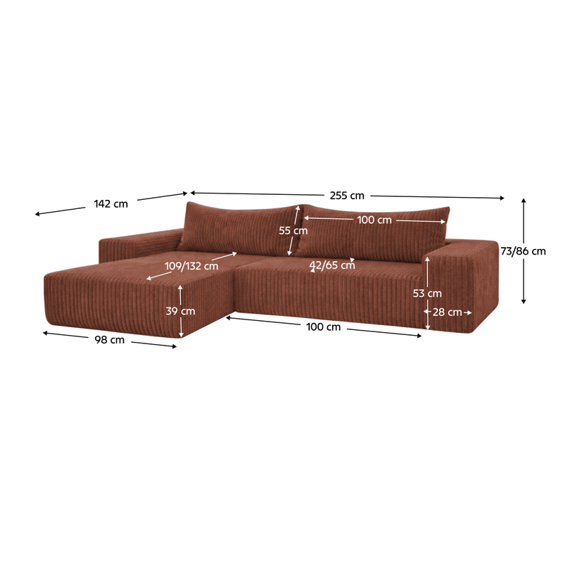 Casa si Gradina - Mobilier - Canapele si coltare - Coltare - Set de canapea universal, maro, PREMA ROH UNI - Infinity.ro