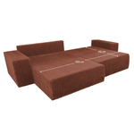 Casa si Gradina - Mobilier - Canapele si coltare - Coltare - Set de canapea universal, maro, PREMA ROH UNI - Infinity.ro