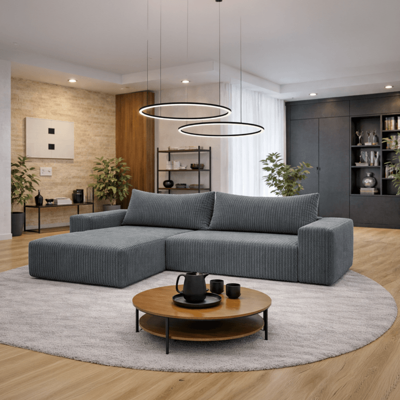 Casa si Gradina - Mobilier - Canapele si coltare - Coltare - Set canapea universala, gri, PREMA ROH UNI - Infinity.ro