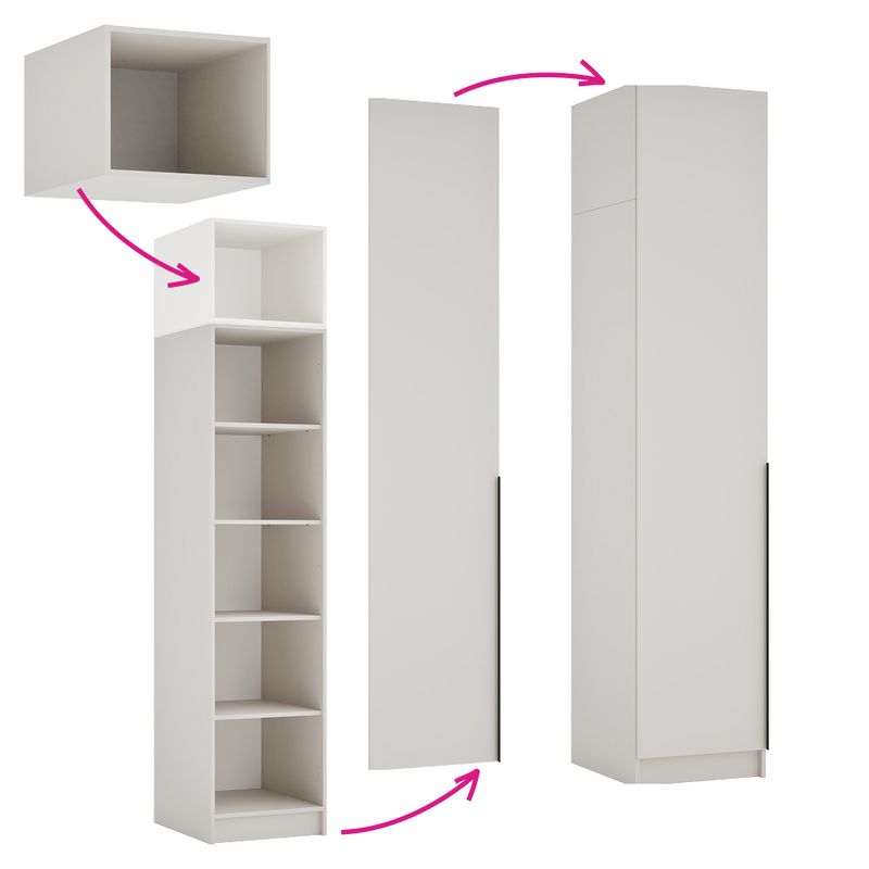 Casa si Gradina - Mobilier - Dulapuri si sifoniere - Dulapuri - Corp extensie 50, casmir, KREO - Infinity.ro