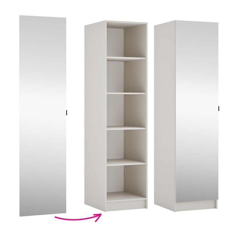 Casa si Gradina - Mobilier - Feronerie si accesorii mobila - Usa joasa cu oglinda 50, casmir, KREO - Infinity.ro