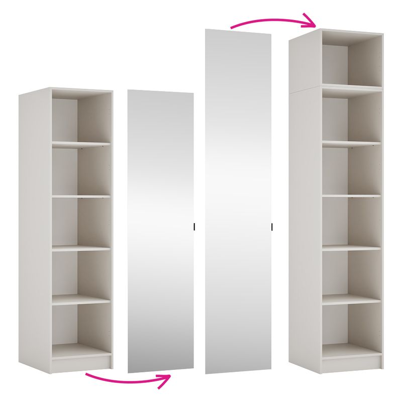 Casa si Gradina - Mobilier - Feronerie si accesorii mobila - Usa joasa cu oglinda 50, casmir, KREO - Infinity.ro