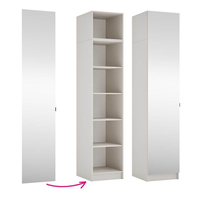 Casa si Gradina - Mobilier - Feronerie si accesorii mobila - Usa inalta cu oglinda 50, casmir, KREO - Infinity.ro
