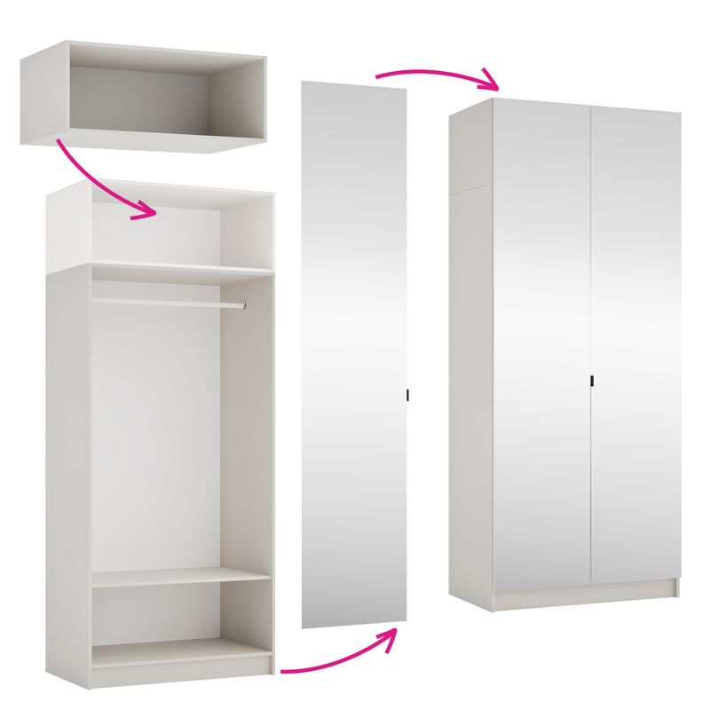 Casa si Gradina - Mobilier - Dulapuri si sifoniere - Dulapuri - Corp extensie 100, casmir, KREO - Infinity.ro