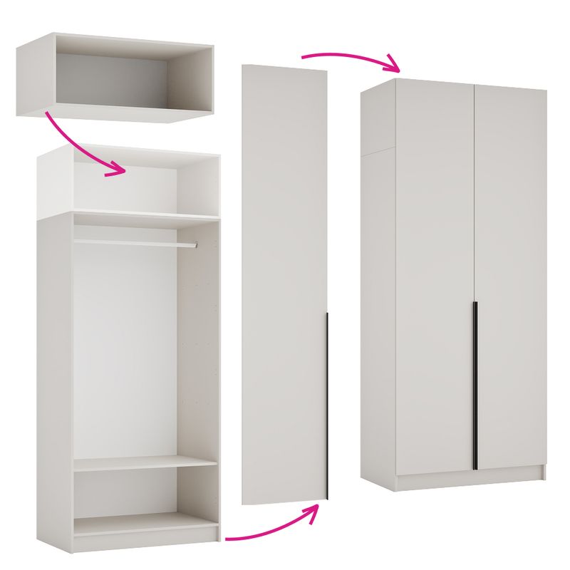 Casa si Gradina - Mobilier - Dulapuri si sifoniere - Dulapuri - Corp extensie 100, casmir, KREO - Infinity.ro