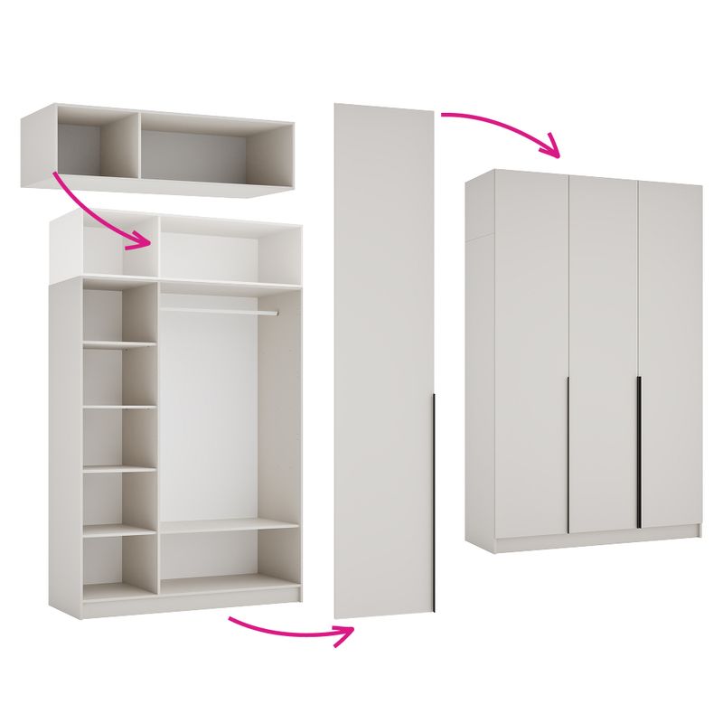 Casa si Gradina - Mobilier - Dulapuri si sifoniere - Dulapuri - Corp extensie 150, casmir, KREO - Infinity.ro