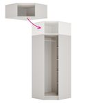 Casa si Gradina - Mobilier - Dulapuri si sifoniere - Dulapuri - Corp extensie de colt, casmir, KREO - Infinity.ro