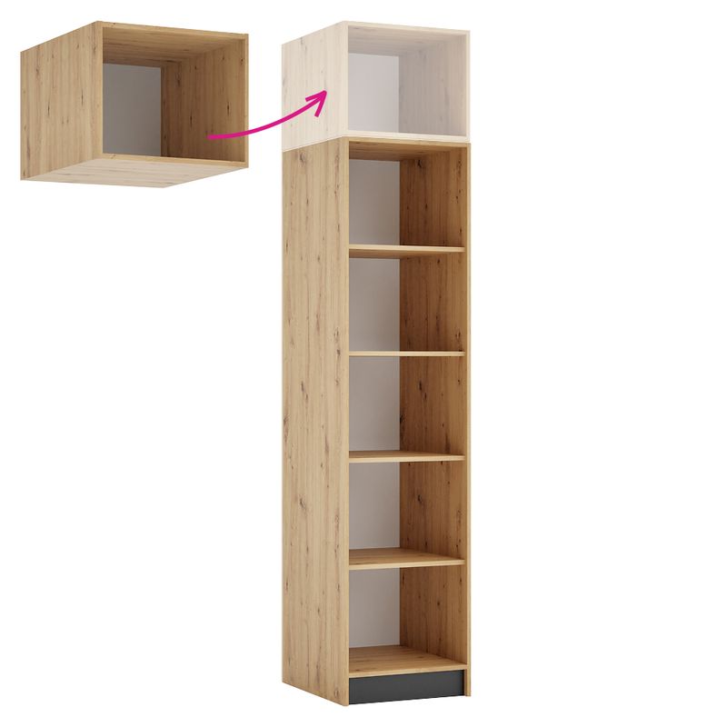 Casa si Gradina - Mobilier - Dulapuri si sifoniere - Dulapuri - Corp extensie 50, stejar artisan, KREO - Infinity.ro