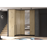 Casa si Gradina - Mobilier - Feronerie si accesorii mobila - Usa inalta cu oglinda 50, stejar artisan, KREO - Infinity.ro