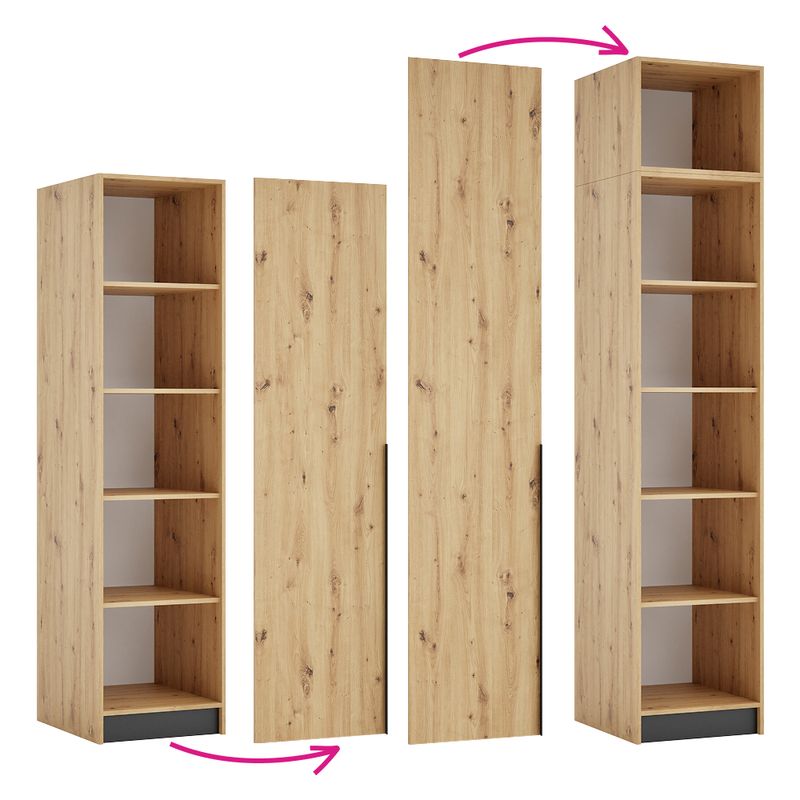 Casa si Gradina - Mobilier - Feronerie si accesorii mobila - Usa inalta 50, stejar artisan, KREO - Infinity.ro
