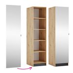 Casa si Gradina - Mobilier - Feronerie si accesorii mobila - Usa joasa cu oglinda 50, stejar artisan, KREO - Infinity.ro
