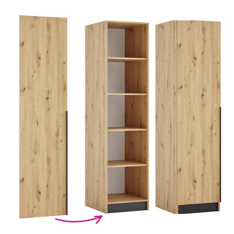Casa si Gradina - Mobilier - Feronerie si accesorii mobila - Usa joasa 50, stejar artisan, KREO - Infinity.ro