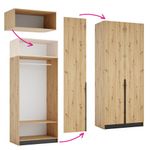 Casa si Gradina - Mobilier - Dulapuri si sifoniere - Dulapuri - Corp extensie 100, stejar artisan, KREO - Infinity.ro