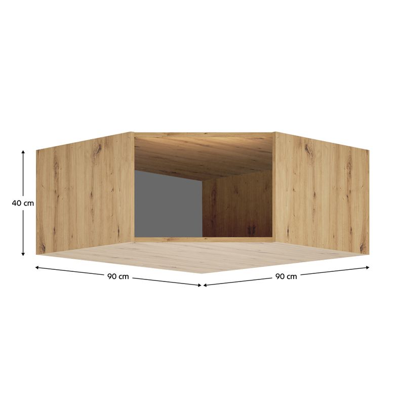Casa si Gradina - Mobilier - Dulapuri si sifoniere - Dulapuri - Corp extensie de colt, stejar artisan, KREO - Infinity.ro