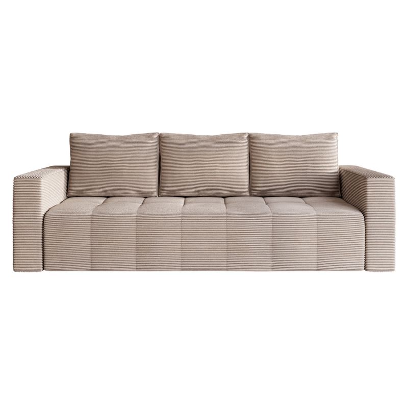 Casa si Gradina - Mobilier - Canapele si coltare - Canapele - Canapea extensibila, bej Taupe, LEONY - Infinity.ro