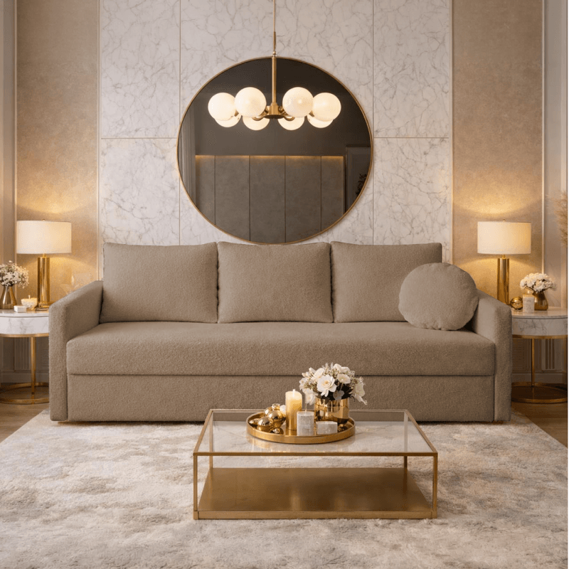 Casa si Gradina - Mobilier - Canapele si coltare - Canapele - Canapea extensibila, maro, ZERUS - Infinity.ro