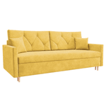 Casa si Gradina - Mobilier - Canapele si coltare - Canapele - Canapea extensibila, galben, VALEN - Infinity.ro