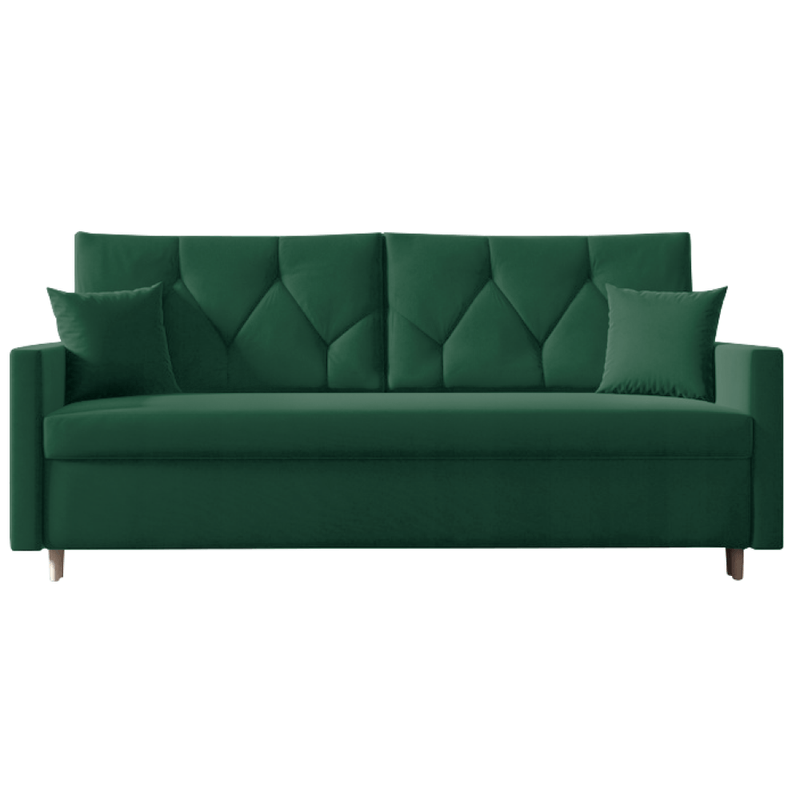Casa si Gradina - Mobilier - Canapele si coltare - Canapele - Canapea extensibila, verde, VALEN - Infinity.ro