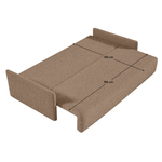 Casa si Gradina - Mobilier - Canapele si coltare - Canapele - Canapea extensibila, maro, ZERUS - Infinity.ro