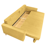 Casa si Gradina - Mobilier - Canapele si coltare - Canapele - Canapea extensibila, galben, VALEN - Infinity.ro