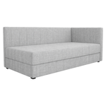 Casa si Gradina - Mobilier - Paturi si accesorii - Paturi - Pat de zi cu spatiu de depozitare, 90x200, gri deschis, LUIZA - Infinity.ro