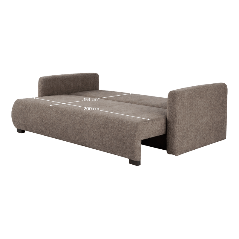 Casa si Gradina - Mobilier - Canapele si coltare - Canapele - Canapea extensibila, maro, ALIBA - Infinity.ro