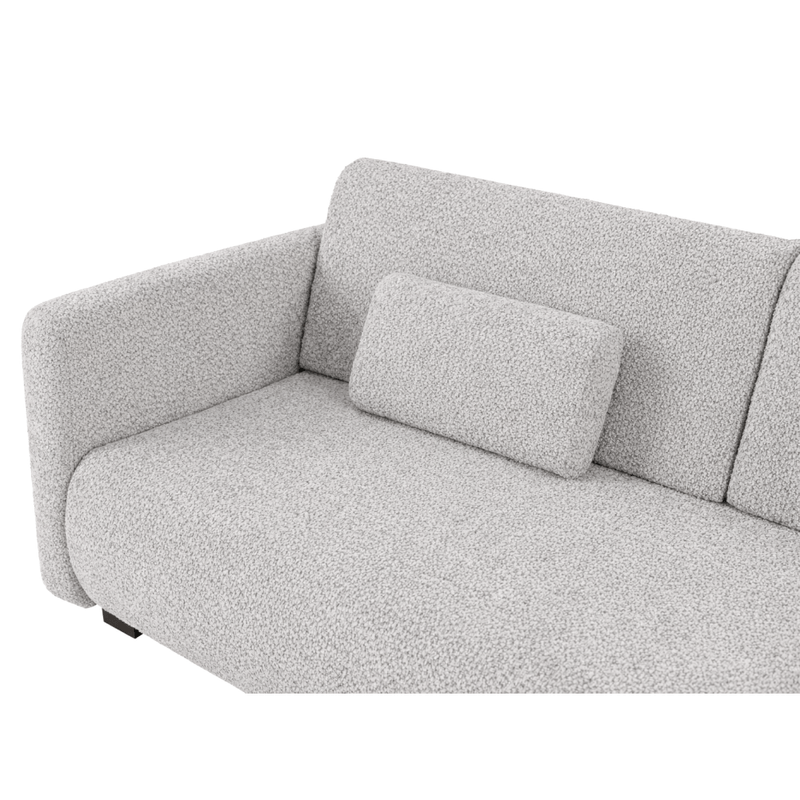 Casa si Gradina - Mobilier - Canapele si coltare - Canapele - Canapea extensibila, gri deschis, ALIBA - Infinity.ro