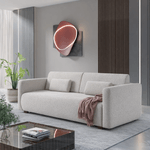 Casa si Gradina - Mobilier - Canapele si coltare - Canapele - Canapea extensibila, gri deschis, ALIBA - Infinity.ro