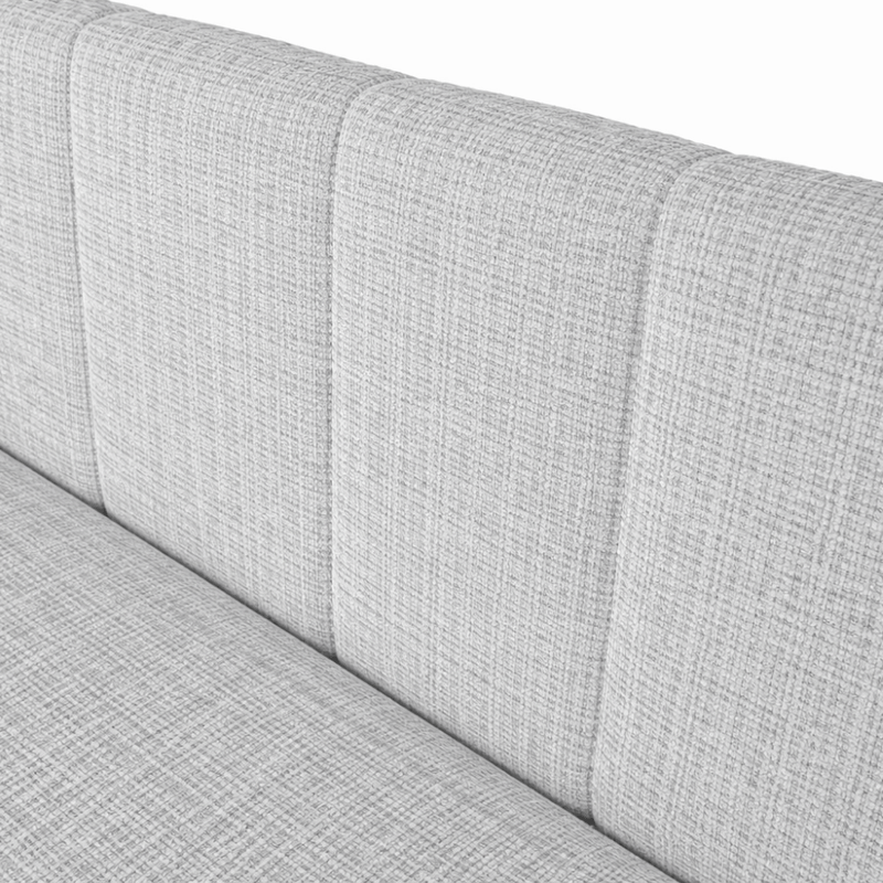 Casa si Gradina - Mobilier - Paturi si accesorii - Paturi - Pat de zi cu spatiu de depozitare, 90x200, gri deschis, LUIZA - Infinity.ro