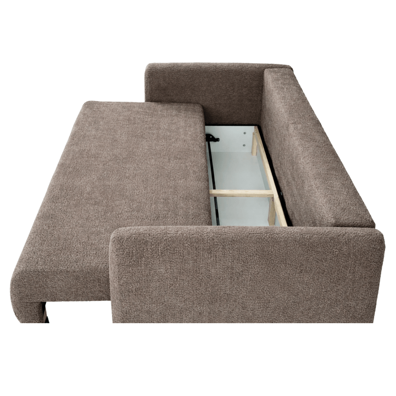 Casa si Gradina - Mobilier - Canapele si coltare - Canapele - Canapea extensibila, maro, ALIBA - Infinity.ro