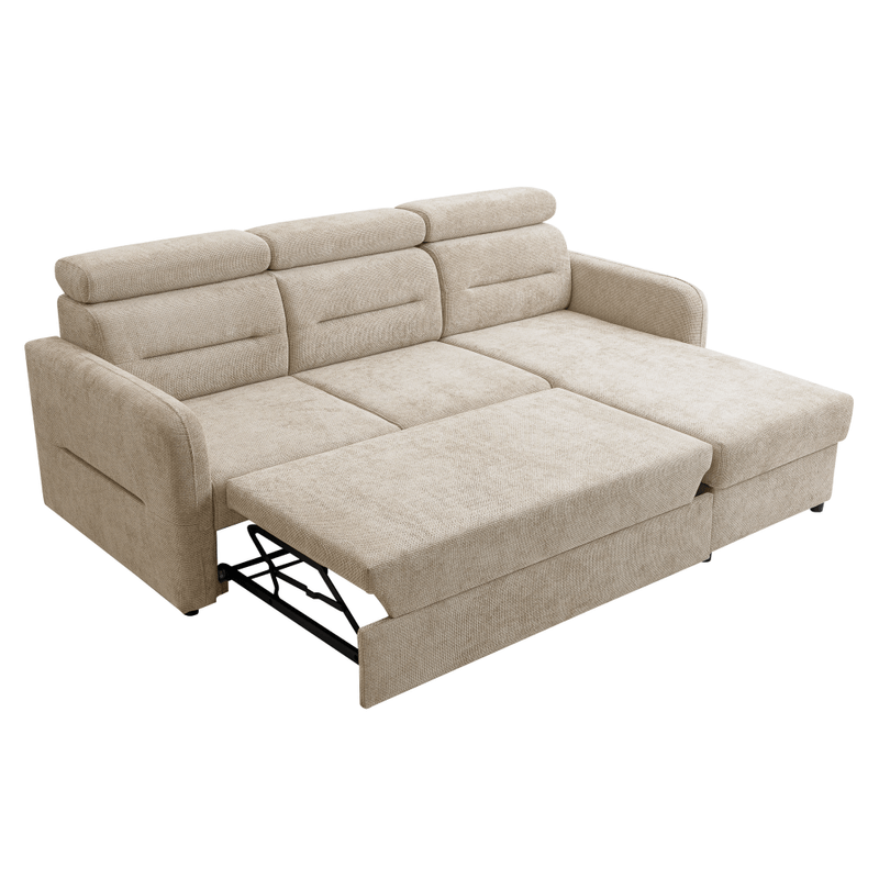 Casa si Gradina - Mobilier - Canapele si coltare - Coltare - Set de canapea universala, bej, GILESA ROH L - Infinity.ro
