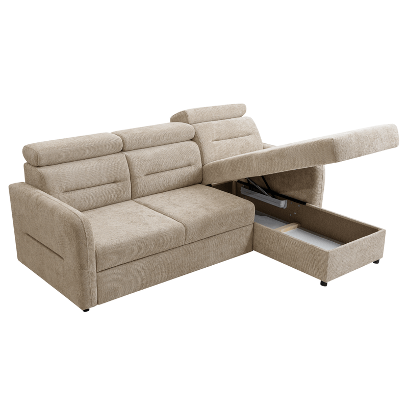 Casa si Gradina - Mobilier - Canapele si coltare - Coltare - Set de canapea universala, bej, GILESA ROH L - Infinity.ro