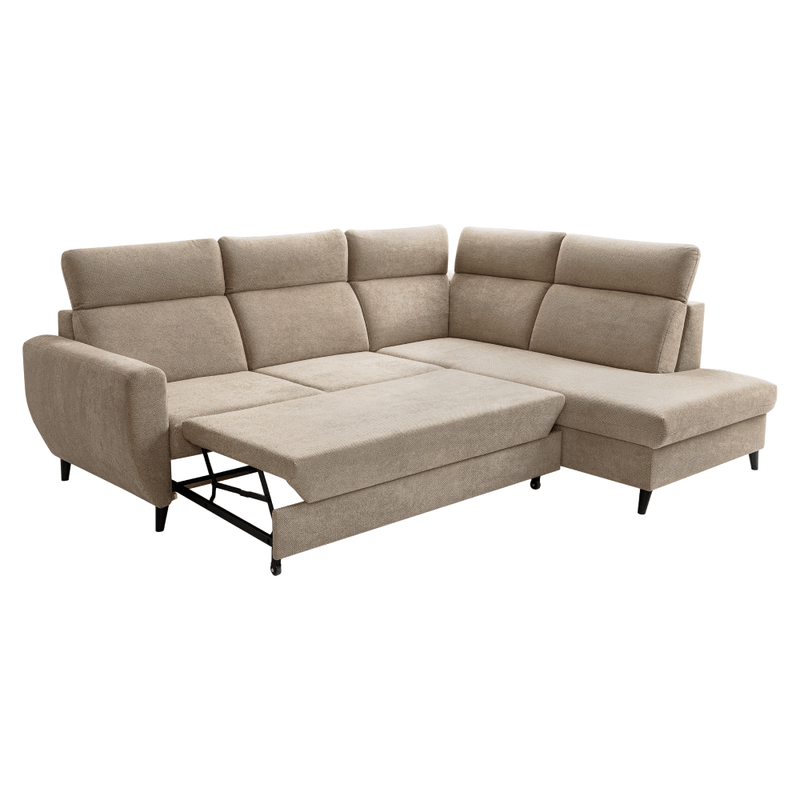 Casa si Gradina - Mobilier - Canapele si coltare - Coltare - Set de canapea de colt, gri-maro Taupe, pe dreapta, ROTTO ROH - Infinity.ro