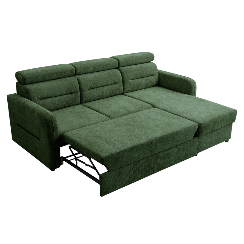 Casa si Gradina - Mobilier - Canapele si coltare - Coltare - Set de canapea universala, verde, GILESA ROH L - Infinity.ro