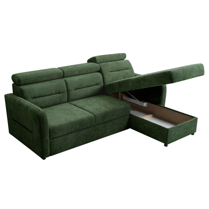 Casa si Gradina - Mobilier - Canapele si coltare - Coltare - Set de canapea universala, verde, GILESA ROH L - Infinity.ro