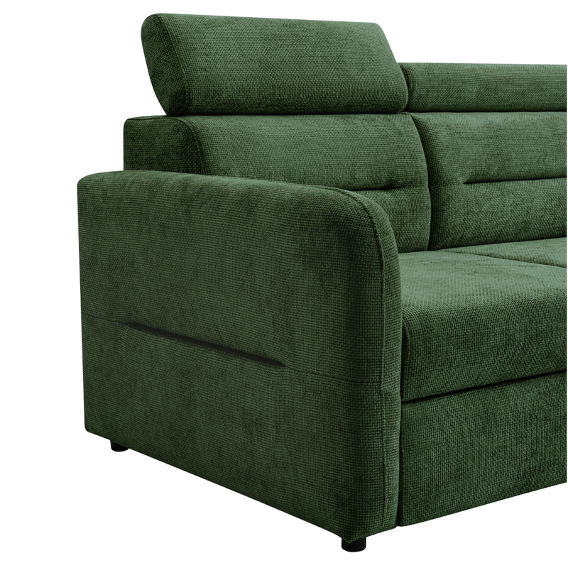 Casa si Gradina - Mobilier - Canapele si coltare - Coltare - Set de canapea universala, verde, GILESA ROH L - Infinity.ro
