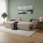 Casa si Gradina - Mobilier - Canapele si coltare - Coltare - Set de canapea universala, gri-bej Taupe, APERO ROH - Infinity.ro