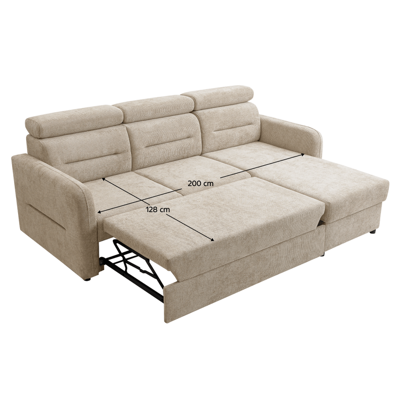 Casa si Gradina - Mobilier - Canapele si coltare - Coltare - Set de canapea universala, bej, GILESA ROH L - Infinity.ro