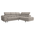 Casa si Gradina - Mobilier - Canapele si coltare - Coltare - Set de canapea de colt, bej Taupe, pe dreapta, BERON ROH - Infinity.ro