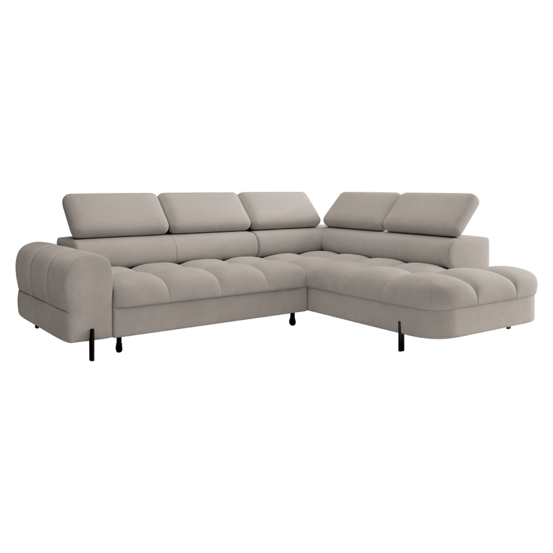 Casa si Gradina - Mobilier - Canapele si coltare - Coltare - Set de canapea de colt, bej Taupe, pe dreapta, BERON ROH - Infinity.ro