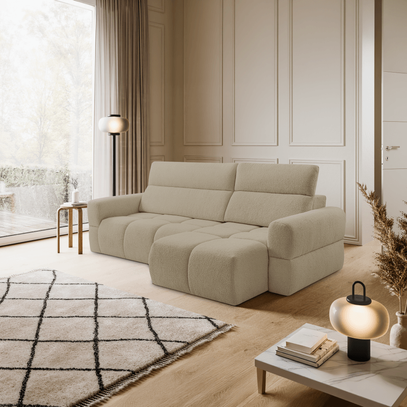 Casa si Gradina - Mobilier - Canapele si coltare - Coltare - Set de canapea de colt, bej, pe dreapta, RISE ROH - Infinity.ro