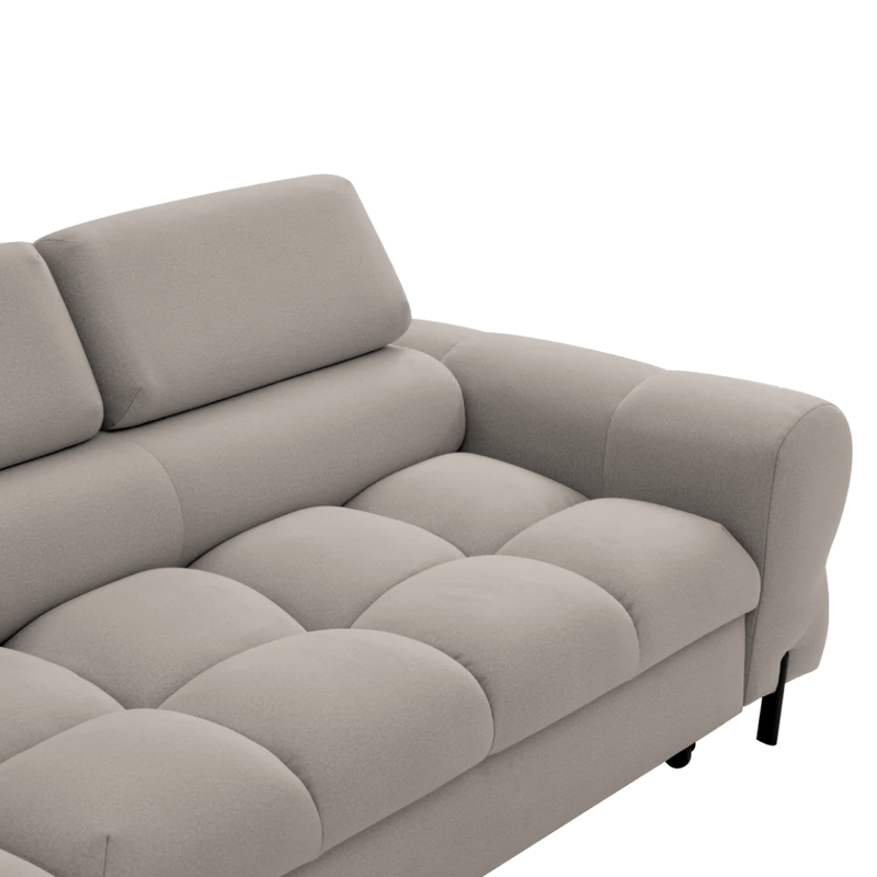 Casa si Gradina - Mobilier - Canapele si coltare - Coltare - Set canapea de colt, bej Taupe, pe stanga, BERON ROH - Infinity.ro