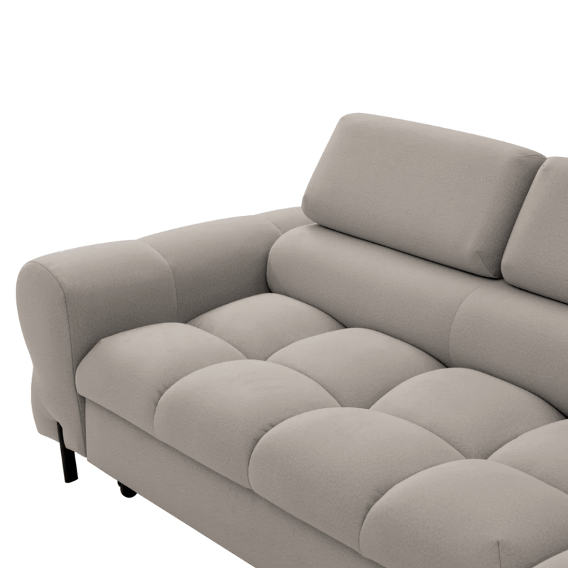 Casa si Gradina - Mobilier - Canapele si coltare - Coltare - Set de canapea de colt, bej Taupe, pe dreapta, BERON ROH - Infinity.ro
